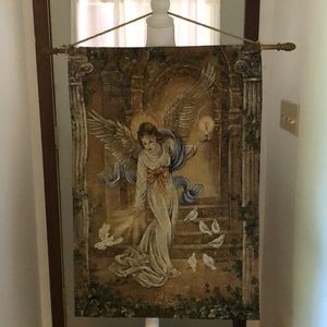 Guardian Angel tapestry.  Beautiful colors